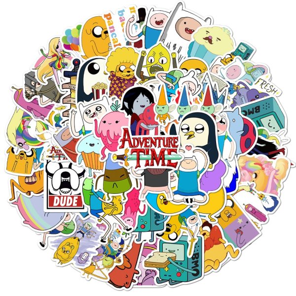 Наклейки Adventure time