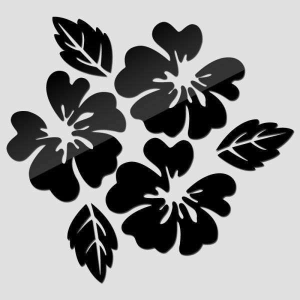 Наклейки - цветочки