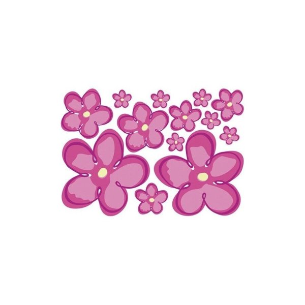 Наклейка - цветы