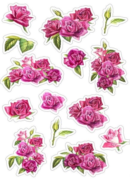 Скрапбукинг цветы для вырезания