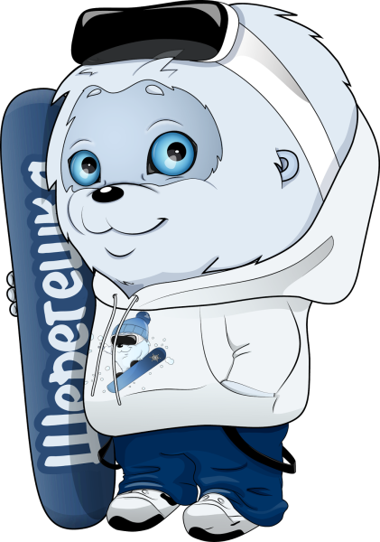 Наклейки Шерегеш