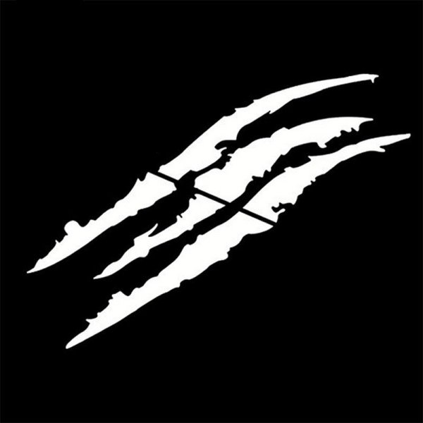 Наклейка царапина на авто