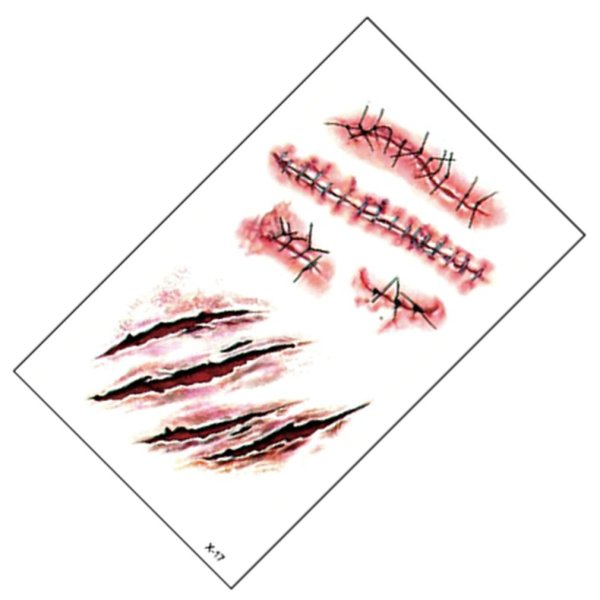 Наклейка боевые шрамы