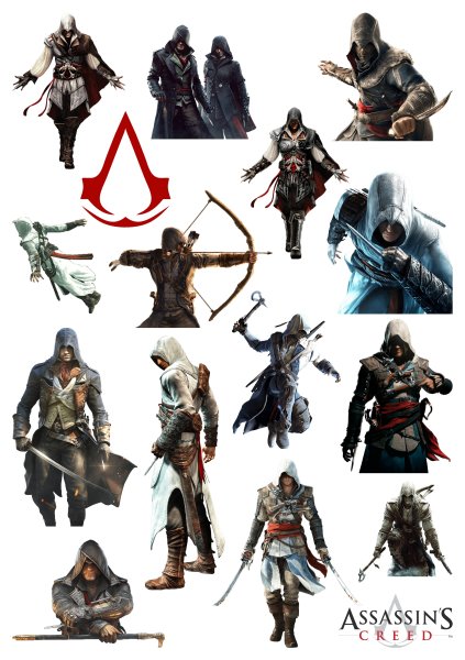 Assassin's Creed наклейка