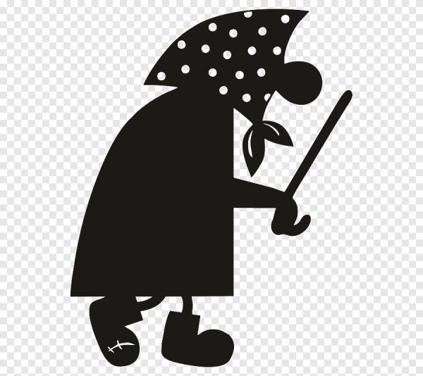 Наклейка на машину старушки