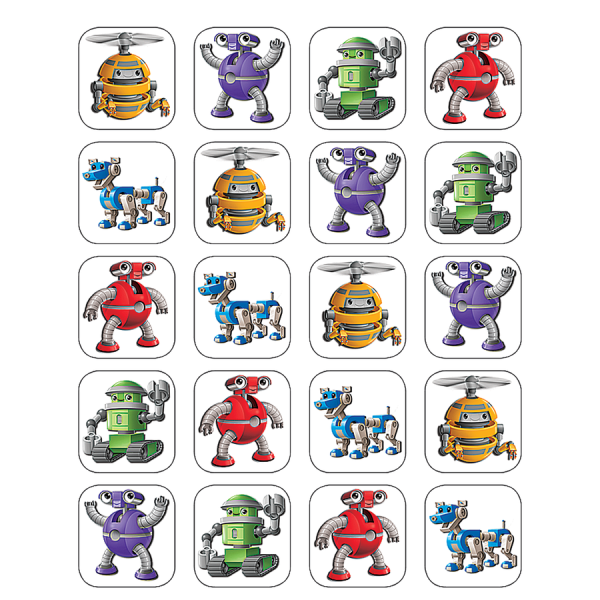 Наклейки роботы