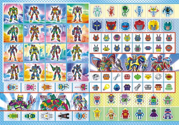 Наклейки роботы