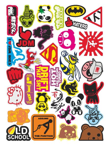 Маленькие наклейки