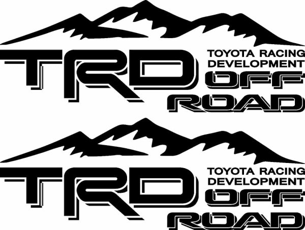 Racing Development TRD стикер