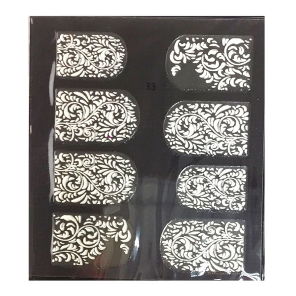 Шаблон цифры 33