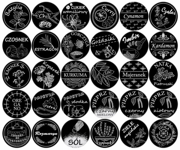 Наклейки для специй