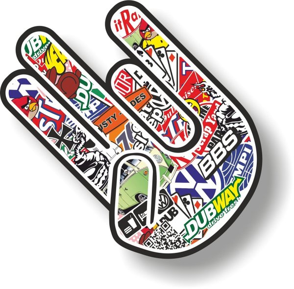 Стикеры Santa Cruz