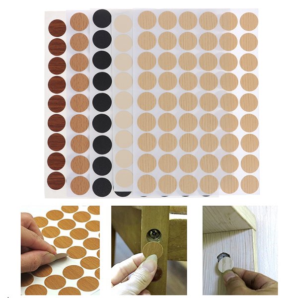 Наклейки для мебели круглые