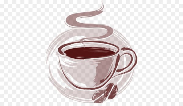 Стикер чашечка кофе