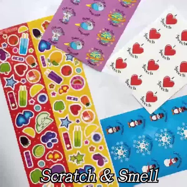 Наклейки с запахом на заказ