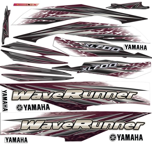 Наклейки на гидроцикл Yamaha VX 700