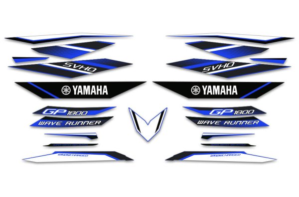Yamaha gp1200 Wave Runner наклейки