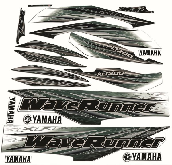 Yamaha gp1200 Wave Runner наклейки