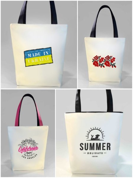 Шоппер для девочки с надписью