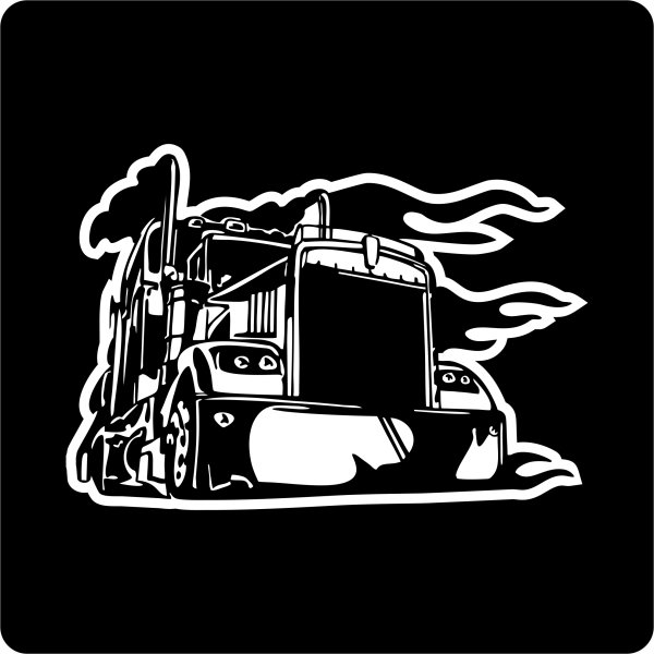 Грузовики с наклейками