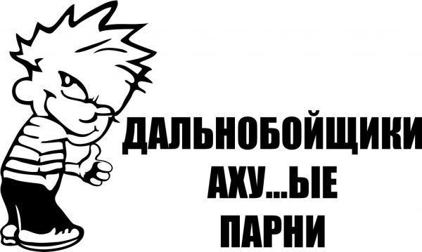 Наклейки дальнобоя