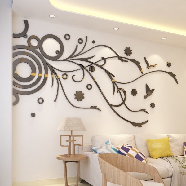 Акриловый декор на стену