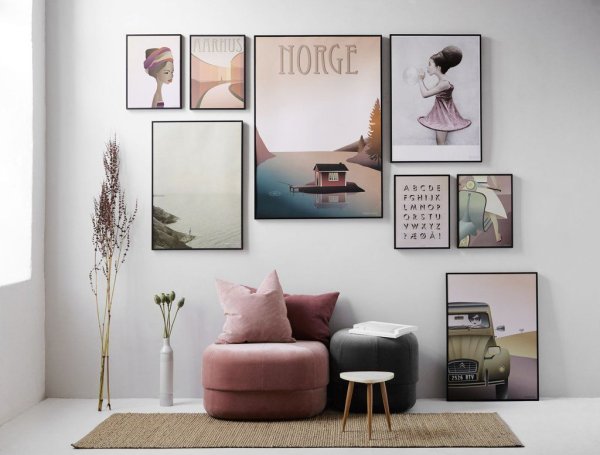 Постер коллаж для интерьера