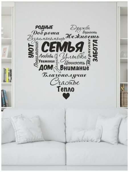 Надписи в интерьере