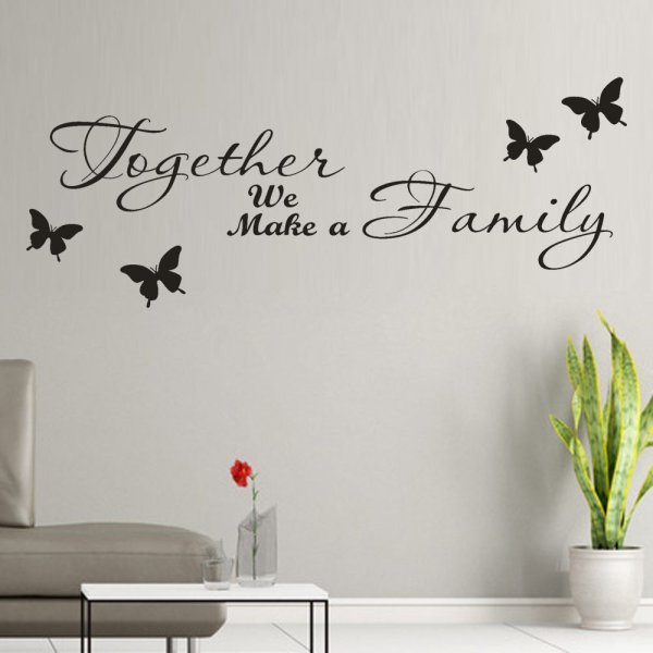 Декоративные надписи на стену