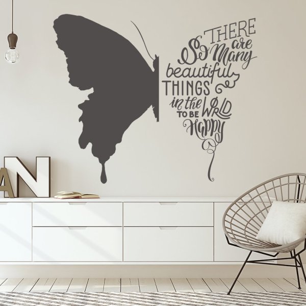 Стильные надписи на стенах