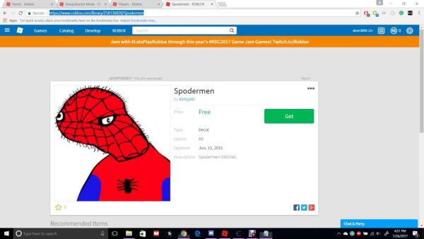 ID картинок в Roblox
