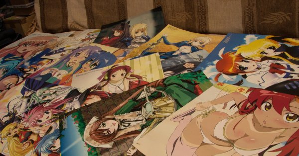 Горизонтальные плакаты аниме