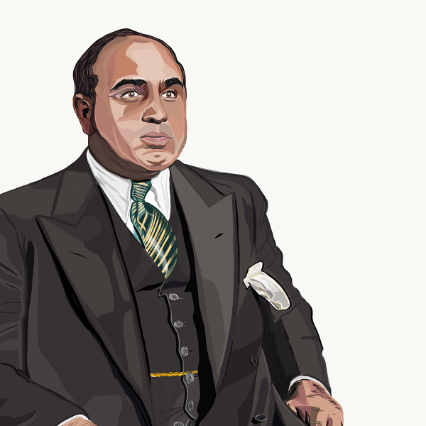 Аль Капоне надпись