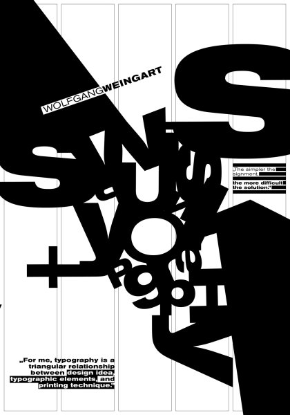 Плакаты Wolfgang Weingart