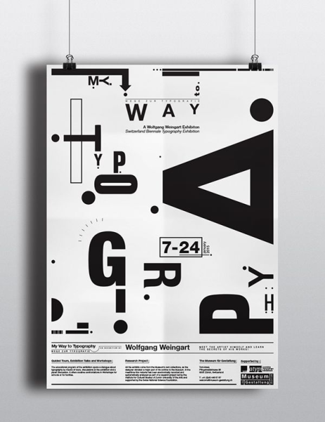 Вольфганг Вайнгарт Шрифтовые плакаты