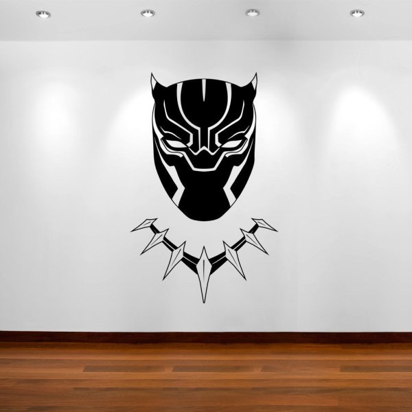 Стикер черная пантера