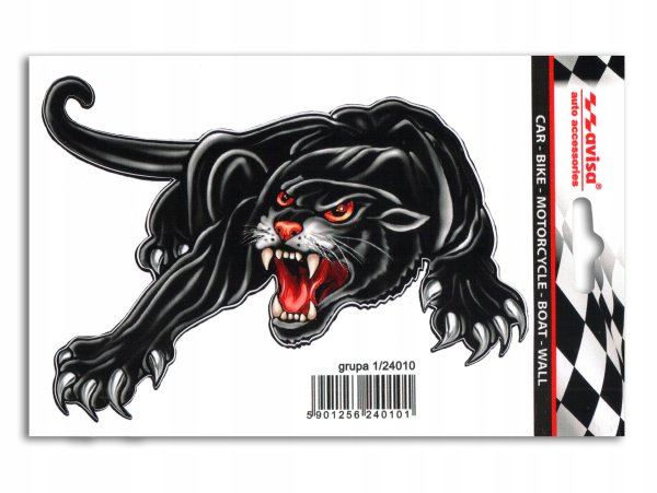 Наклейка пантера на машину