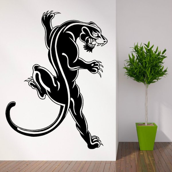 Черная пантера Марвел тату эскиз