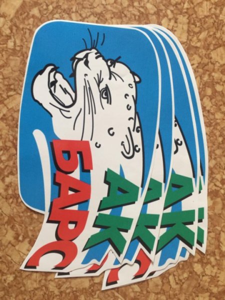 Наклейка АК Барс на авто