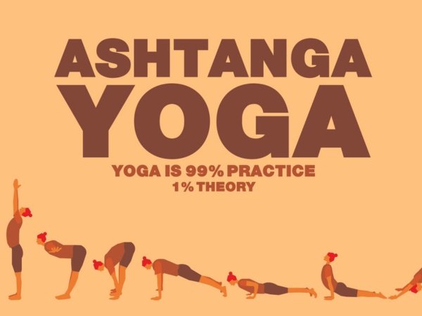 Плакат центра йоги