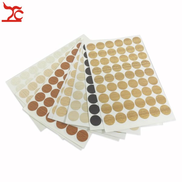 Наклейки на саморезы мебельные