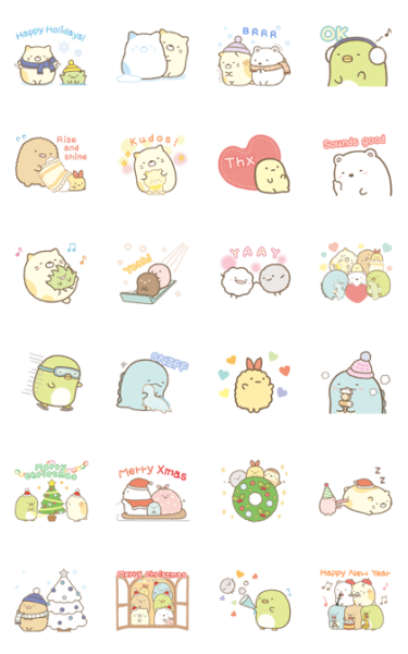 Sumikko Gurashi наклейки