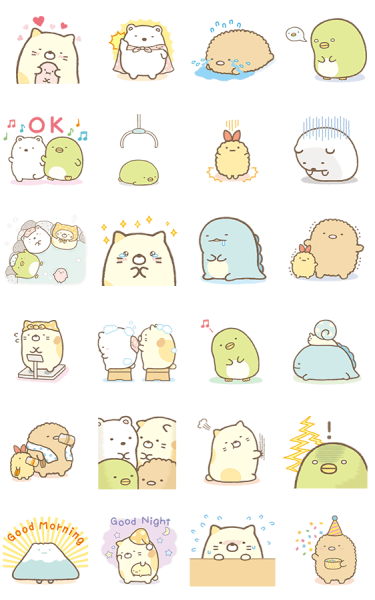 Sumikko Gurashi персонажи
