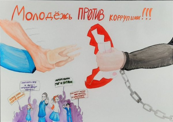 Плакаты на антикоррупционную тематику