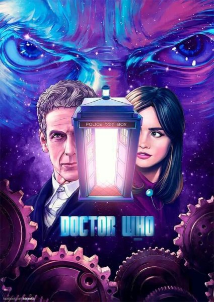 Постер доктор кто и Клара