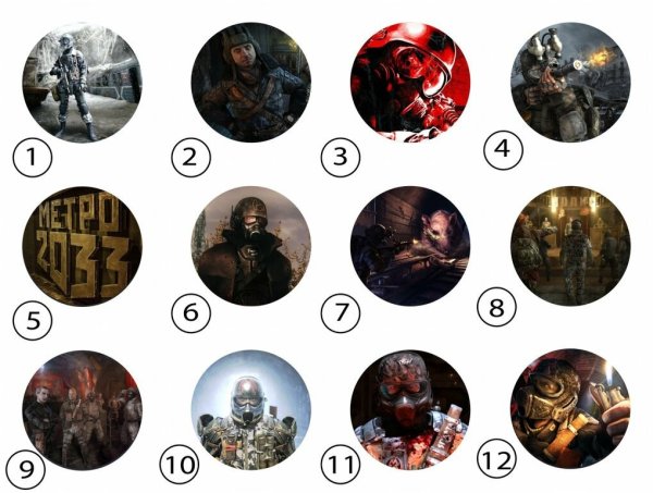 Значок метро 2033