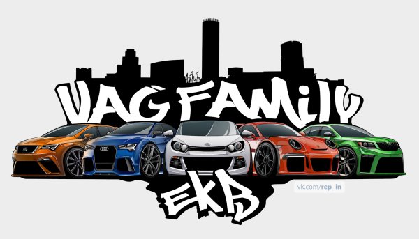 VAG автомобили наклейки