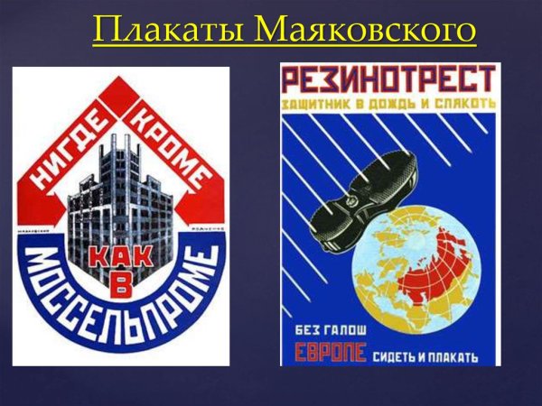 Окна роста плакаты Родченко