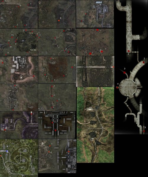 Stalker тень Чернобыля большая зона карта