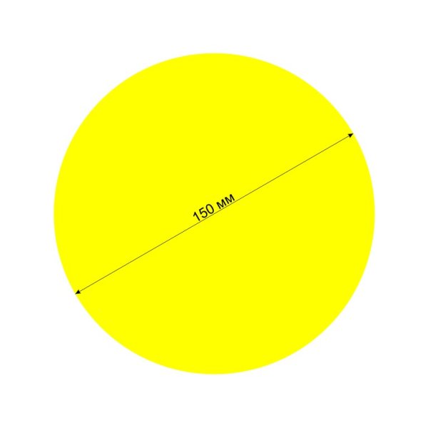 Желтые круги на стеклянных дверях